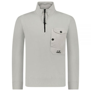 CP Company Cotton Fleece Mixed Zipped Sweatshirt 102121864 [P]