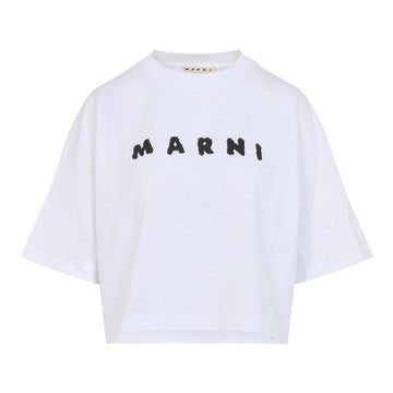 Marni Oversized T-Shirt with Logo Detail 157416270 [P]