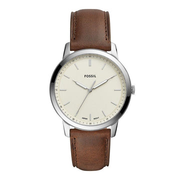 FOSSIL ミニマリストスリム メンズレザー腕時計 FS5439 152888850 [P]