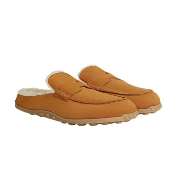 Hermes Mix Suede Shearling Women's Sandals Slippers H261144Z A3370 159014503 [P]