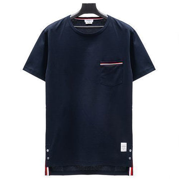 Thom Browne Men's Stripe Pocket Short Sleeve T-Shirt 28482507 [P]