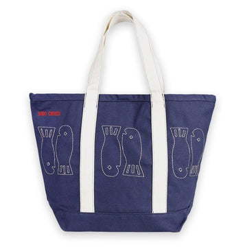 Bobo Choses Kids Lucky Fish Canvas Shoulder Bag (Navy) B125AK005 411 138609138 [P]