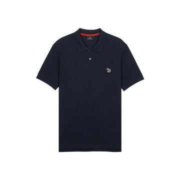 Paul Smith Men's Cotton Pique Zebra Logo Polo Shirt Dark Navy M2R183KPZEBRA-49 126231131 [P]