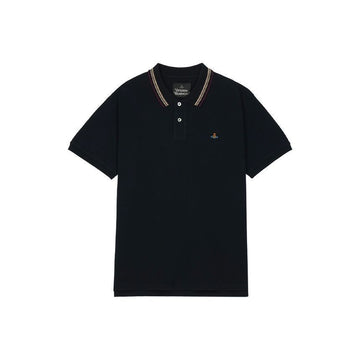 VIVIENNE WESTWOOD Männliches klassisches Polo-Kragenshirt Navy 2H01000U-J00AU-K410 150883712 [P]