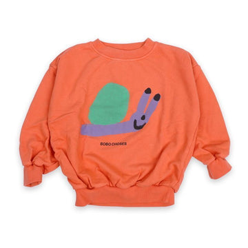 BOBO CHOSES Kinder FUNNY SNAIL Sweatshirt (Orange) B125AC031 133080909 [P]