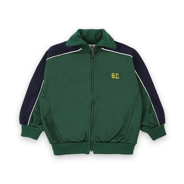 Bobo Choses Kids BC Logo Track Zip-Up Jacket (Green) B225FC012 360 148980990 [P]