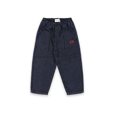 Bobo Choses Kids Embroidered Logo Denim Pants (Navy) B225AC079 411 147640973 [P]