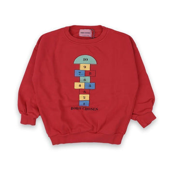 Bobo Choses Kids Hopscoch Printed Sweatshirt (Red) B225AC036 611 147598881 [P]