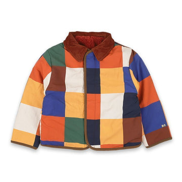 Bobo Choses Kids Reversible Color Tile Jacket (Brick Red) B225AC122 991 147195955 [P]