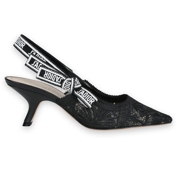 Dior Women’s Mesh Pumps Slingback Sandal Heel (Black) KCV038CDT 900 122356628 [P]