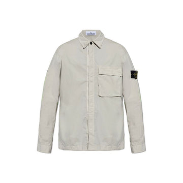 STONE ISLAND 26SS ワッペン パッチ オーバー シャツジャケット パールグレー L1S15 1200032 S0003 V0061 155183411 [P]