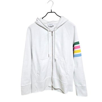 THOM BROWNE レインボー 4バー フードジップアップ 159017727 [P]