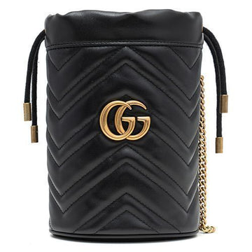 GUCCI GGマーモント ミニ バケットバッグ 575163 DTDRT 1000 142960594 [P]
