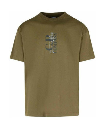 CP COMPANY T-Shirt mit Logo auf der Brust 18CMTS177A 005100W 683 151056775 [P]