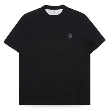 Brunello Cucinelli Men's Logo Print Short Sleeve T-shirt 153462494 [P]