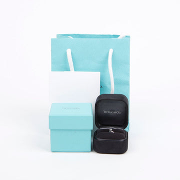 Tiffany & Co Platinum Solitaire Diamond Wedding Ring 158643420 [P]