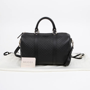 Gucci Microshima Black Boston Bag 158665283 [P]