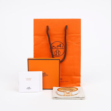 Hermes Click Ash Rose Gold Bracelet 158665304 [P]