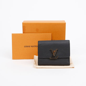 Louis Vuitton Capucines XS Wallet Noir Black 158665697 [P]