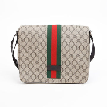 GUCCI Supreme Canvas Messenger Crossbody Bag 158814875 [P]