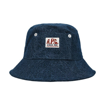 APC Bucket Hat Bob Type Stone Wash Indigo 133536541 [P]
