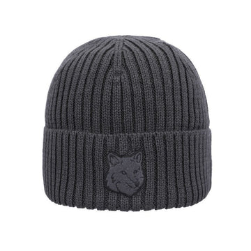 Maison Kitsune Bold Fox Head Men's Beanie 155922453 [P]