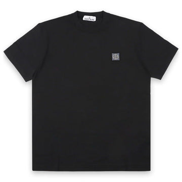 Stone Island Stone Men's Compass Logo Patch Short Sleeve (Black) L1S15 2100026 S0057 V0029 150976214 [P]