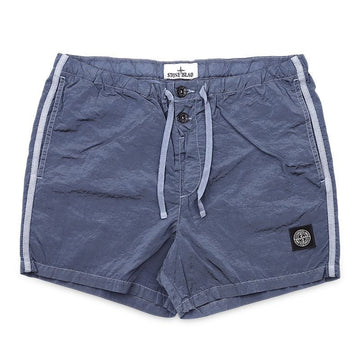 STONE ISLAND Kompass Logo Patch Nylon Metal Schwimmshorts (Dunkelblau) L1S15 B100003 S0043 V0024 151915595 [P]