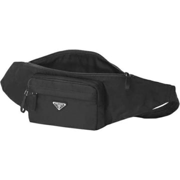 Prada Nylon Triangle Logo Belt Bag Black 2VL005 2A6D F0002 132672346 [P]