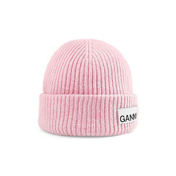 Ganni Logo Wool Beanie 61662421 [P]