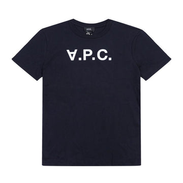 APC M26384 TIQ DARK NAVY/ECRU ユニセックス 半袖 Tシャツ 151112587 [P]