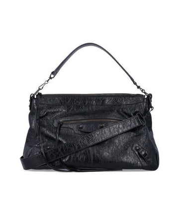BALENCIAGA Moyen City Moto mit Messing-Details 156799711 [P]