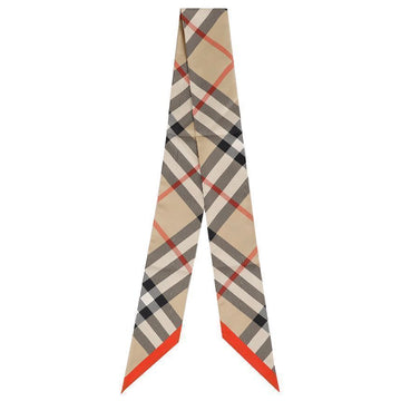 Burberry Skinny Check Silk Scarf 139992723 [P]