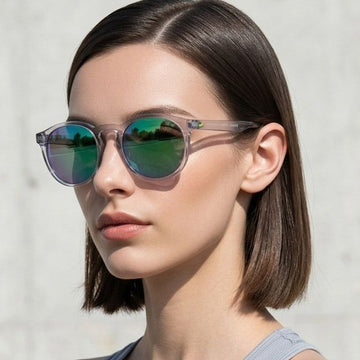 NIKE Sonnenbrille FD1850 012 Swarb P polarisiert grün verspiegelt 157869809 [P]