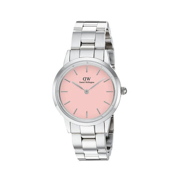 DANIEL WELLINGTON ICONIC LINK BLUSH Damen Metall Quarz 28mm 80189305 [P]