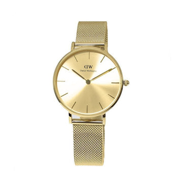 DANIEL WELLINGTON PETITE UNITONE Damen Mesh Quarz 32mm 80189358 [P]