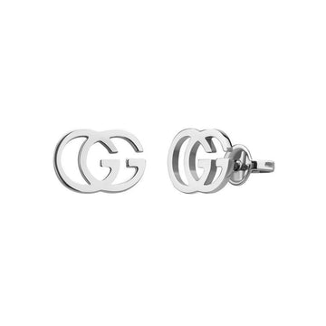 Gucci GG Running 18K White Gold Earrings 156203339 [P]