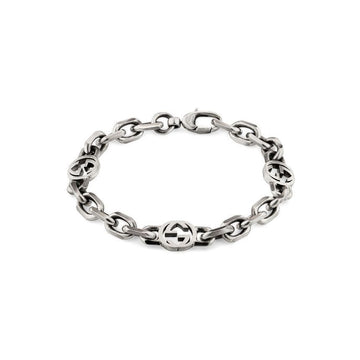 GUCCI インターロッキングG シルバー ブレスレット 55077741 [P]
