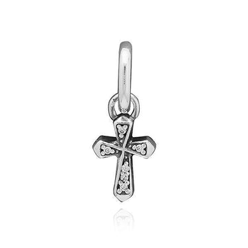 PANDORA Mini-Pendant mit funkelndem Kreuz aus Silber 793044C01 73425152 [P]