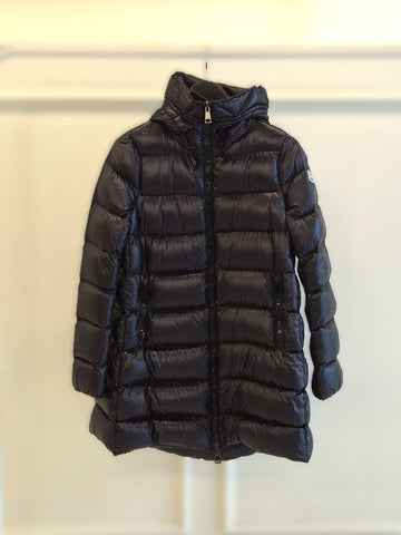 MONCLER Leichte Damen-Hooded-Padded Jacke Schwarz Zustand B+ 159026203 [P]