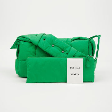 Bottega Veneta Padded Tech Cassette Crossbody Bag Green 158639366 [P]