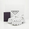 Prada Triangle Foam Rubber Women's Sandals White 158665238 [P]