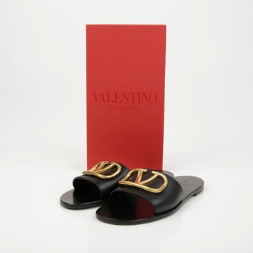 VALENTINO V ロゴ シグネチャー スライド サンダル 158665690 [P]