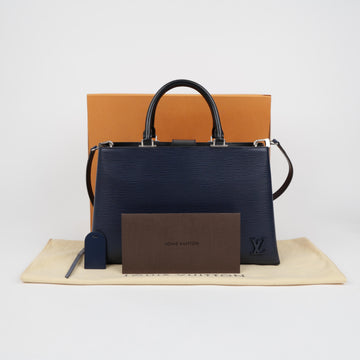 LOUIS VUITTON Clever MM Größe Epi Leder Tote Schultertasche Navy 158665136 [P]