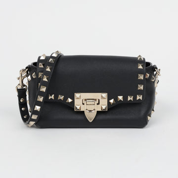 Valentino Rockstud Mini Shoulder Crossbody Black 158665243 [P]