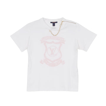 LOUIS VUITTON XS Größe T-Shirt mit Kettenzipper-Detail und Logo 158739782 [P]