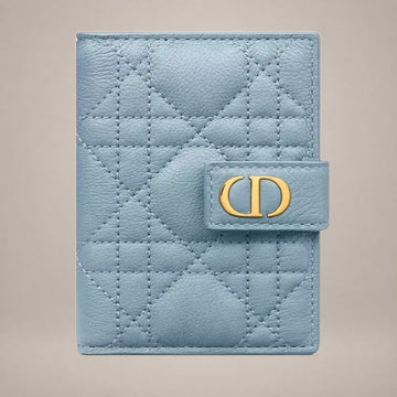 Dior Caro Dandelion Card Wallet Cloud Blue 159027391 [P]
