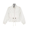 LOUIS VUITTON リバーサブルホワイトドットジップジャケット34サイズ 158739765 [P]