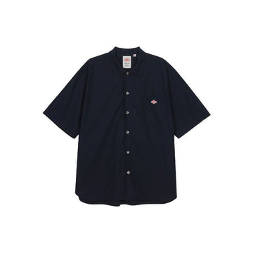 Danton Men's Cotton Poplin Work Shirt Navy DT-B0049-NY 155887338 [P]