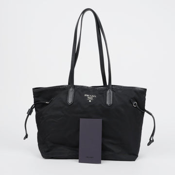 Prada Metal Logo Tote Shoulder Bag 158799483 [P]